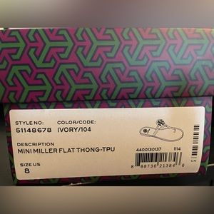 Tory Burch White Sandals